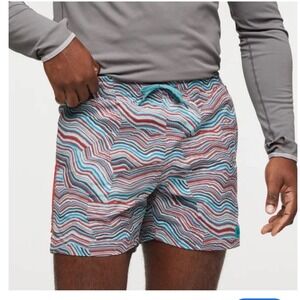 Cotopaxi Brinco Short Red Blue Pattern Size Medium